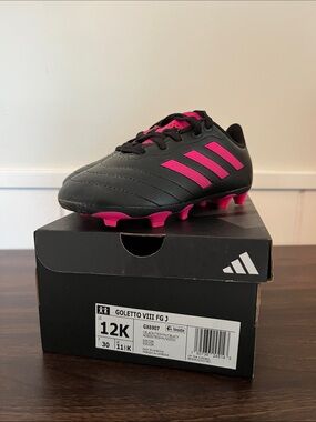 adidas Kids’ Goletto VII Soccer Cleats (size 12 but fit more like an 11)